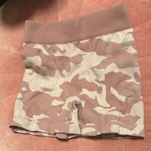 Free People Movement Camouflage Biker Shorts